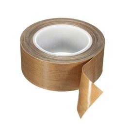China 3mils/5mils PTFE Coated Fiberglass PTFE Film Tape with Silicone Adhesive for Heat Sealing Machine supplier