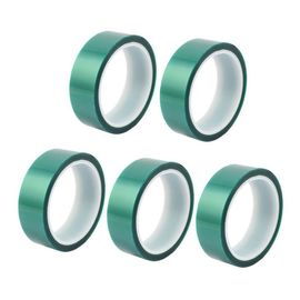 China 3M 8992 High Temperature Tape Green PET Silicone Tape For Powder Coating supplier