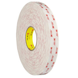 China Acrylic Foam Kiss Cut Tape Double Sided Foam Tape1.1mm Thickness 3M  4945 White Color supplier
