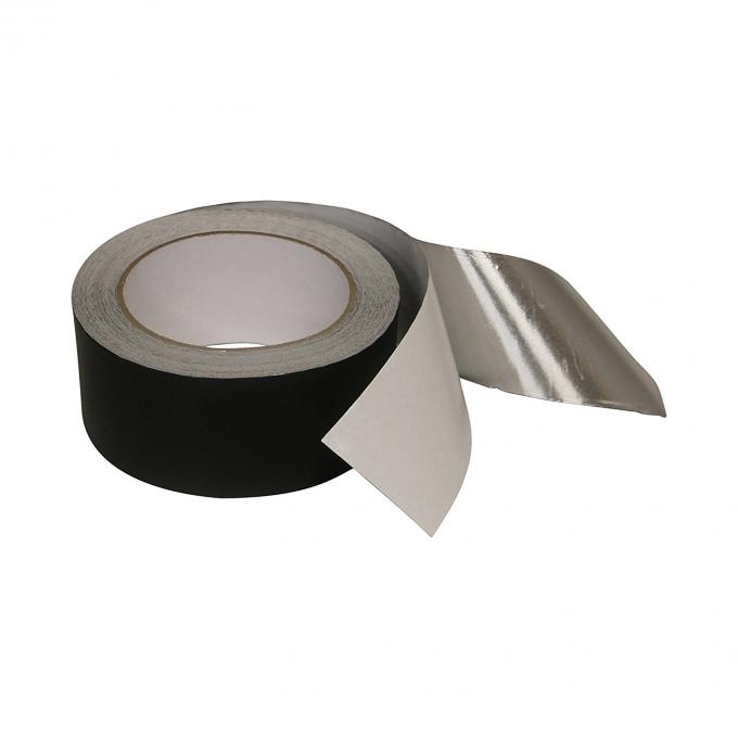 Matt Black High Temperature Tape , Aluminum Foil Tape Light Mask Foil