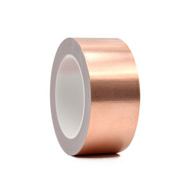China Electrically Conductive Tape , Copper Foil Tape with Conductive Adhesive for EMI Shielding supplier