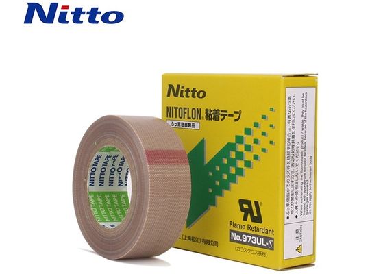 China Nitto No.973UL | PTFE Fiber Glass Tape | Sealing Tape | Fluoroplastic Saturated Glass Cloth Tape supplier