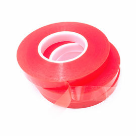 China Clear Heat Resistant PET Double Sided Tape With Strong Acrylic Adhesive supplier