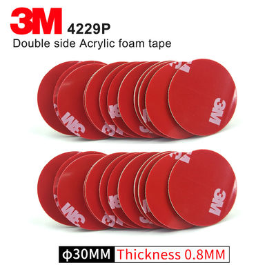 China 3M 4229P Kiss Cut | Double Sided | Acrylic Foam | 75MM | Circle | Gray | Automotive Car Tape supplier