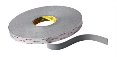 China 3m 4941 Grey Color  Double Sided Tape , Foam Tape With Long Term Durability supplier