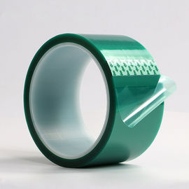 China High Temperature PET Green Masking Adhesive Tape for PCB Solder Plating supplier