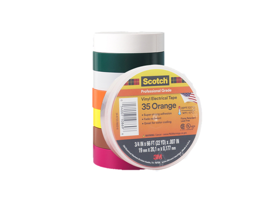 China 3M Scotch 35 | Color Coding | Electrical Tape | Vinyl Carrier supplier