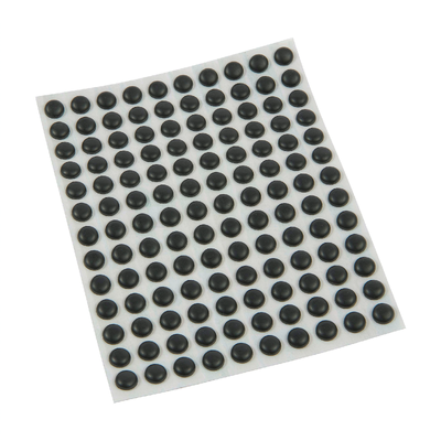 China 3M SJ5003 | Black/Grey/White | 11.2 x 5.1 mm | Bumpon Hemisphere | 72 Shore M supplier