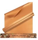 Fireproof High Temperature Tape Non - stick Charcoal PTFE BBQ Grill Mat in Copper Color