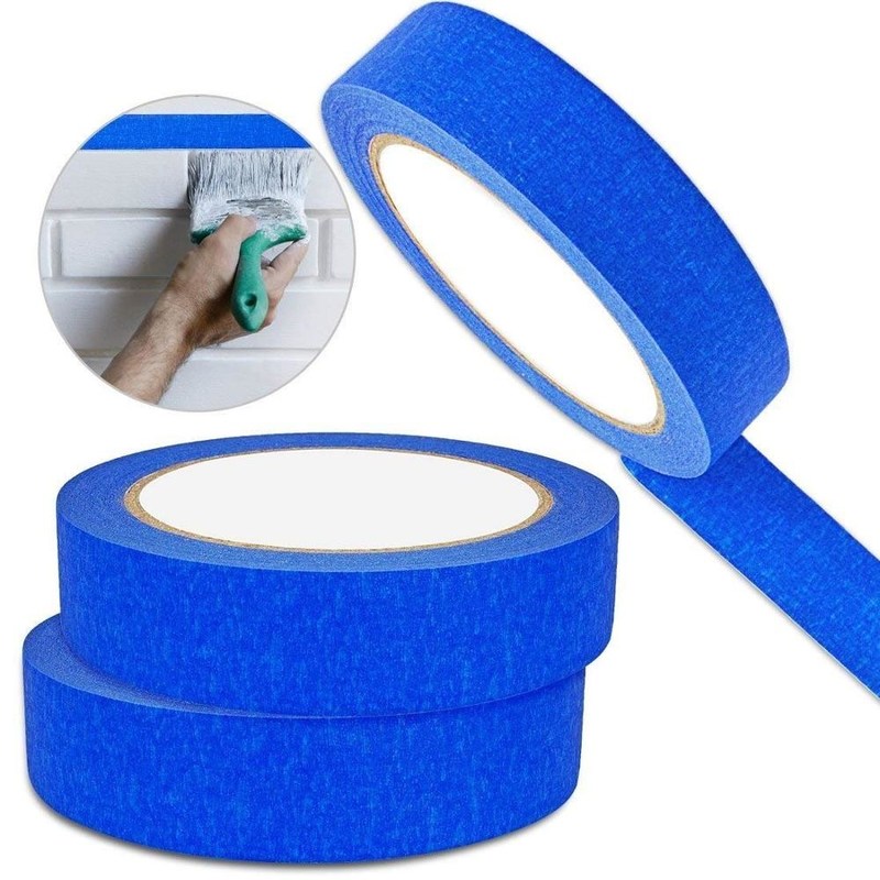 Crepe Masking Tape Good Heat Resistance Automotive Painters Colored
