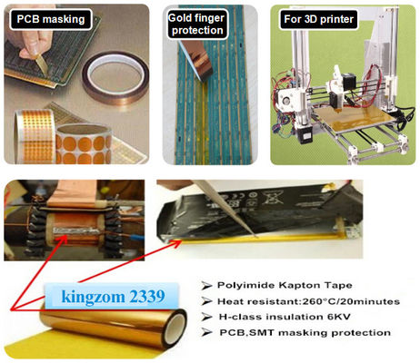 Electrical Insulation Tape | Polyimide Film Silicone Tape | UL Certificate | For High Voltage Insulation supplier