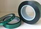 Polyester High Temperature Tape Green Masking tape for powder painting supplier