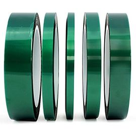 3M 8992 Green Polyester High Temperature Tape with Silicone Adhesive , Masking Tape , Dark Green Color supplier