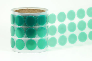 Green High Temperature Tape Polyester Masking Tape Die Cut Dots For PCB supplier