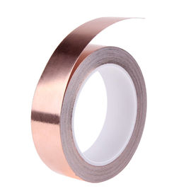 0.06mm / 0.09mm Copper Foil EMI RFI Shielding Tape With Conductive Adhesive supplier