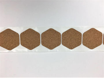 Hexagon Self Adhesive Cork Backing for 4" Hexagon Tile Coasters supplier
