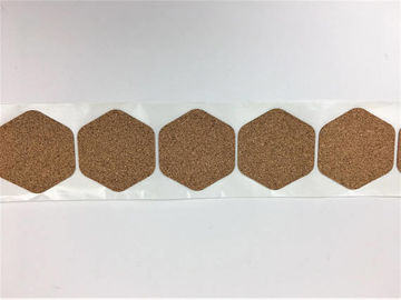 Hexagon Self Adhesive Cork Backing for 4&quot; Hexagon Tile Coasters supplier