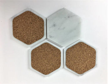 Hexagon Self Adhesive Cork Backing for 4" Hexagon Tile Coasters supplier
