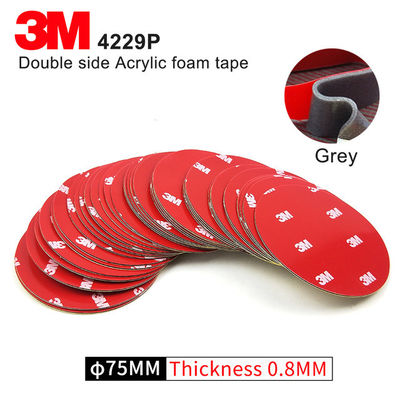 3M 4229P Kiss Cut | Double Sided | Acrylic Foam | 75MM | Circle | Gray | Automotive Car Tape supplier