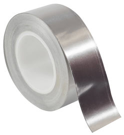 0.05mm Silver EMI/RFI Aluminum Foil Shielding Tape With Conductive Adhesive supplier