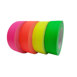 Black Light UV React Neon Gaffa Fabric Luminous Adhesive Tape Fluro Camera Tape supplier