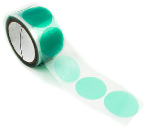 Polyester Tape Masking Discs  Green Masking Dots for Powder Coating supplier