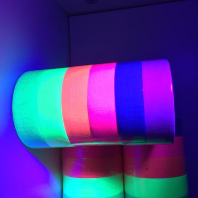 Luminous Adhesive Tape | Black Light | Neon | Fluorescent | Cotton Cloth Tape | For Warning | For Party supplier
