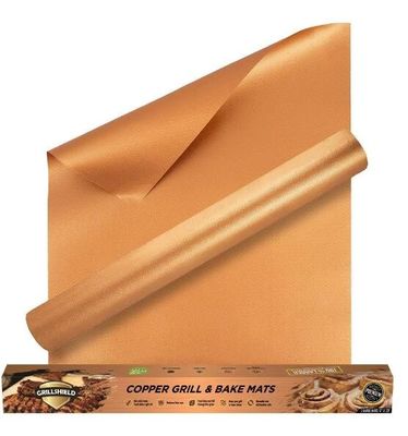PTFE Grill Mat | Non-Stick | Charcoal | Fireproof | High Temperature Film | For BBQ