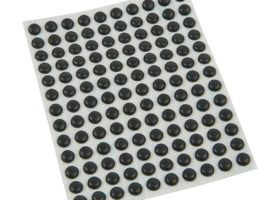 3M SJ5003 | Black/Grey/White | 11.2 x 5.1 mm | Bumpon Hemisphere | 72 Shore M