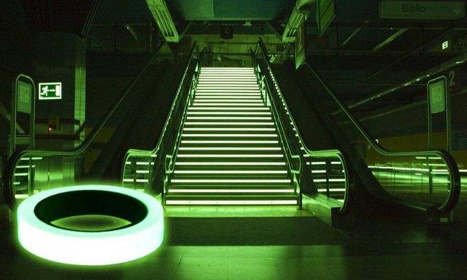 Printable Photoluminescent Luminous Adhesive Tape Glow In The Dark Tape 4-10 Hours