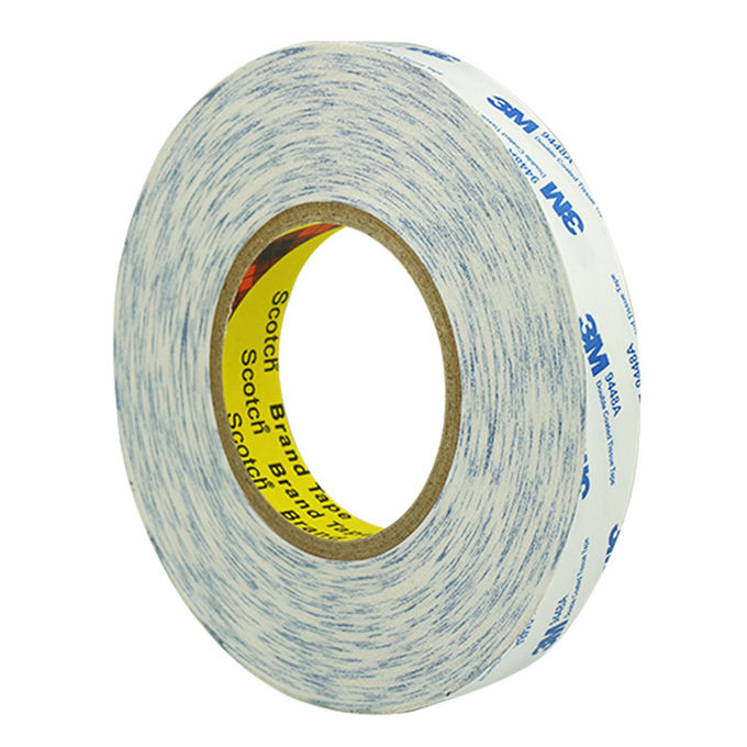 3M 9448A Double Sided Tissue Tape Double Sided  Acrylic Adhesive , 0.15mm Thickness , White Transparent