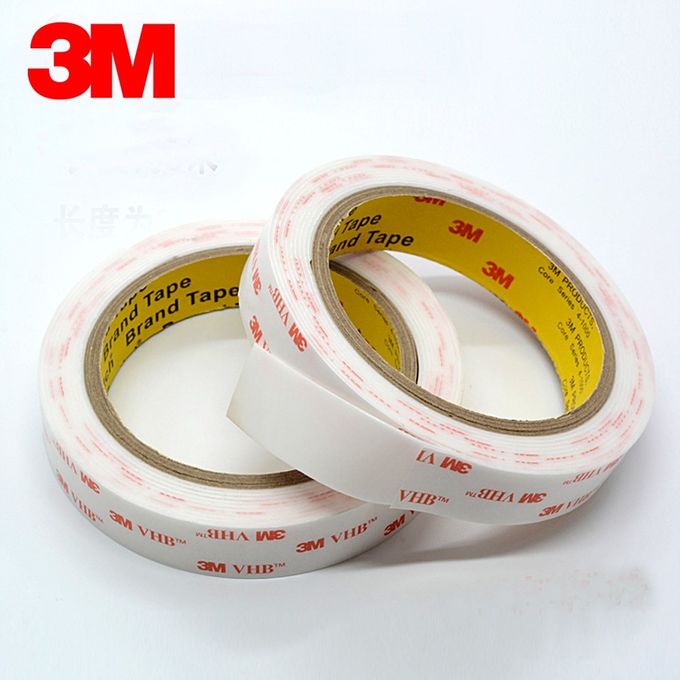 3M 4945 VHB Tape White Acrylic Foam Double Sided Tape , 1.1mm Thick , 25mm x 33m